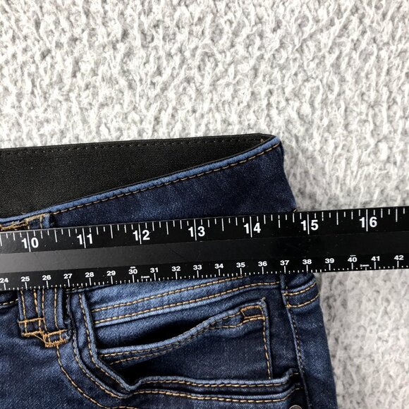 DEMOCRACY Womens Size 4 "Ab" Tech Dark Wash Stretch Denim Skinny Ankle Jeans - Picture 10 of 15